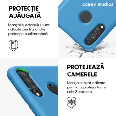 Husa Huawei P30 Lite/P30 Lite New Edition Casey Studios Premium Soft Silicone Casey Studios Cadet Blue