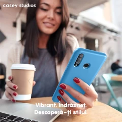 Husa Huawei P30 Lite/P30 Lite New Edition Casey Studios Premium Soft Silicone Casey Studios Cadet Blue