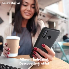 Husa Huawei P30 Lite/P30 Lite New Edition Casey Studios Premium Soft Silicone Casey Studios Negru