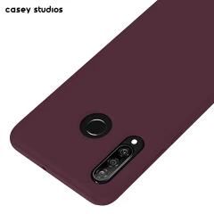 Husa Huawei P30 Lite/P30 Lite New Edition Casey Studios Premium Soft Silicone Casey Studios Burgundy