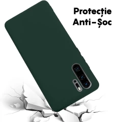 Husa Huawei P30 Pro/P30 Pro New Edition Casey Studios Premium Soft Silicone Dark Marine Green