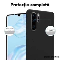 Husa Huawei P30 Pro/P30 Pro New Edition Casey Studios Premium Soft Silicone Negru