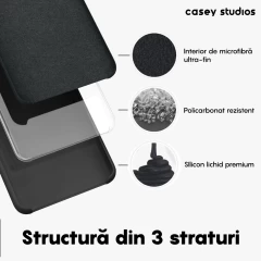 Husa Huawei P30 Pro/P30 Pro New Edition Casey Studios Premium Soft Silicone Negru