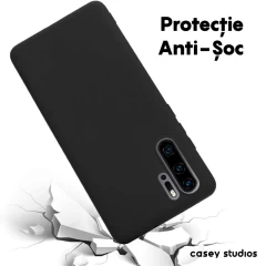 Husa Huawei P30 Pro/P30 Pro New Edition Casey Studios Premium Soft Silicone Negru