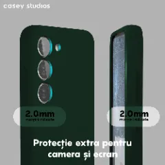 Husa Samsung Galaxy S23 Casey Studios Premium Soft Silicone Dark Marine Green