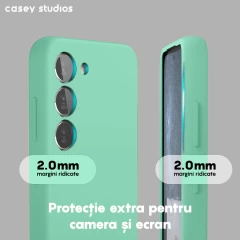 Husa Samsung Galaxy S23 Casey Studios Premium Soft Silicone Turcoaz