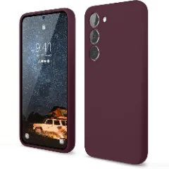 Husa Samsung Galaxy S23 Casey Studios Premium Soft Silicone Burgundy