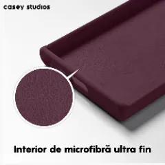 Husa Samsung Galaxy S23 Casey Studios Premium Soft Silicone Burgundy