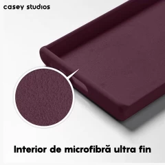 Husa Samsung Galaxy S23 Casey Studios Premium Soft Silicone Burgundy