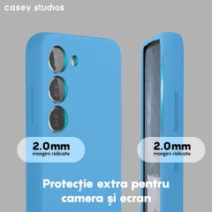 Husa Samsung Galaxy S23 Casey Studios Premium Soft Silicone Cadet Blue