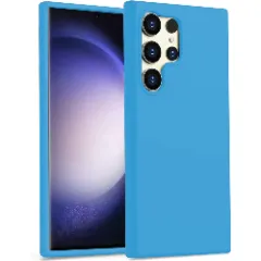 Husa Samsung Galaxy S23 Ultra Casey Studios Premium Soft Silicone Cadet Blue 