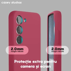 Husa Samsung Galaxy S23 Plus Casey Studios Premium Soft Silicone Pink