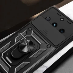 Husa pentru Realme 11 Pro / 11 Pro+ - Techsuit CamShield Series - Black Negru