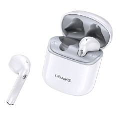 Casti in-ear wireless USAMS, TWS earbuds, Bluetooth, BHUSY01 - White