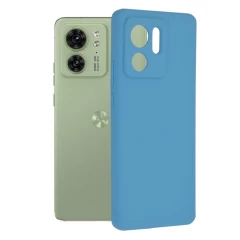 Husa pentru Motorola Edge 40 / Edge (2023) - Techsuit Soft Edge Silicone - Black Albastru 
