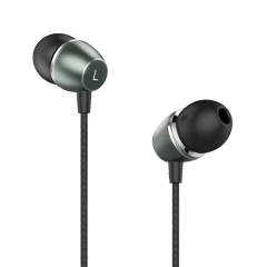 Casti cu fir in-ear Yesido, stereo, microfon, Jack 3.5mm, 1.2m, YH-22 - Negru Negru