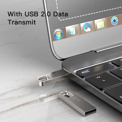 Stick de Memorie USB 2.0, 128GB, Waterproof, Zinc Alloy Shell - Yesido (FL13) - Gold Auriu