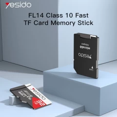 Card de memorie MircoSD 256GB + Adaptor - Yesido (FL14) - Black Negru