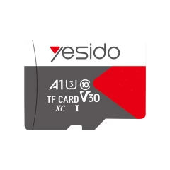 Card de memorie MircoSD 128GB + Adaptor - Yesido (FL14) - Black Negru