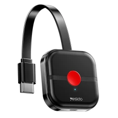 Reciver HDMI fara Fir - Yesido (TV10) - Black negru frost