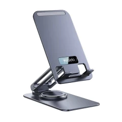 Yesido - Desk Holder (C184) - for Phone, Tablet, Foldable, Aluminum Alloy - Grey Gri