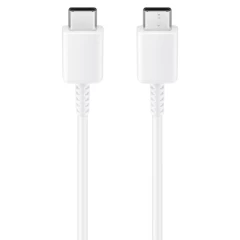Samsung - Data Cable (EP-DN980BWE) - Type-C to Type-C, 25W, 3A, 1m - White (Bulk Packing) Alb