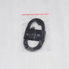 Samsung - Data Cable (EP-DN980BBE) - Type-C to Type-C, 25W, 3A, 1m - Black (Bulk Packing) Negru