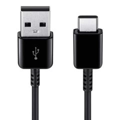 Cablu de Date USB la Type-C, 1.2m - Samsung (EP-DG950CBE) - Black (Bulk Packing) Negru