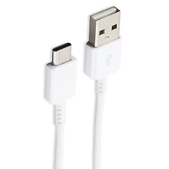 Cablu de Date USB Type-C, 3A, 1.2m - Samsung (EP-DN930CWE) - White (Bulk Packing) Alb