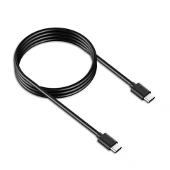 Cablu de Date Type-C la Type-C, 480Mbps, 2.1A, 1m - Samsung (EP-DA905BWE) - White (Bulk Packing) Alb