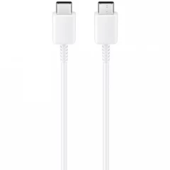 Cablu de Date USB-C la Type-C Fast Charging 3A, 1m - Samsung (EP-DA705BWE) - White (Bulk Packing) Alb