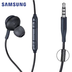 Casti cu Fir, Microfon, Mufa Jack, 1.2m - Samsung (EO-IG955BSE) - Black (Bulk Packing) Negru