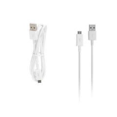 Cablu de Date USB la Micro-USB, 1m - Samsung (ECB-DU4AWE) - White (Bulk Packing) Alb