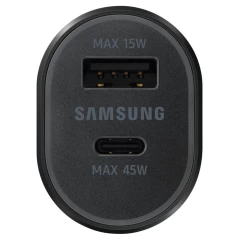 Incarcator Auto 60W + Cablu Type-C, 5A, 1m - Samsung (EP-L5300XBEGWW) - Black (Blister Packing) Negru