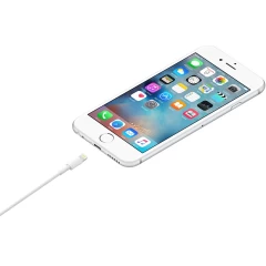 Cablu de Date USB-A la Lightning, 1m - Apple A1480 (MXLY2ZM/A) - White (Blister Packing) Alb