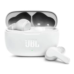 Casti in-ear Bluetooth cu microfon TWS - JBL (Wave 200) - Black Alb 