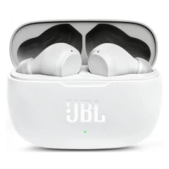 Casti in-ear Bluetooth cu microfon TWS - JBL (Wave 200) - White Alb