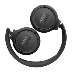 Casti Bluetooth on-ear cu microfon, pliabile - JBL (Tune 520) - Black Negru