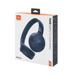 Casti Bluetooth on-ear cu microfon, pliabile - JBL (Tune 520) - Blue Albastru