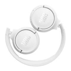 Casti Bluetooth on-ear cu microfon, pliabile - JBL (Tune 520) - White Alb