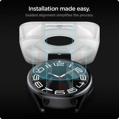 Folie pentru Samsung Galaxy Watch6 Classic 43mm (set 2) - Spigen Glas.TR EZ FIT - Clear transparenta