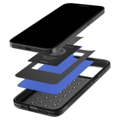 Husa pentru iPhone 15 Pro Max - Spigen Cryo Armor - Blue Albastru