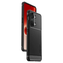 Husa pentru OnePlus Nord 3 - Spigen Rugged Armor - Black Negru