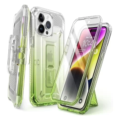 Husa pentru iPhone 15 Pro Max - Supcase Unicorn Beetle Pro - Gradient Green verde deschis