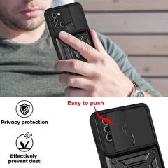 Husa pentru Samsung Galaxy A21s - Techsuit CamShield Series - Black Negru