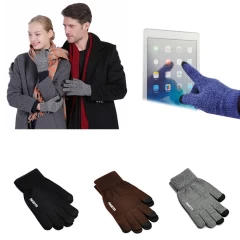 Manusi TouchScreen iWarm 1 Woolen ST0005 - Albastru Albastru