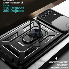 Husa pentru Samsung Galaxy S21 Plus 5G - Techsuit CamShield Series - Black Negru