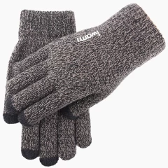 Manusi TouchScreen iWarm 1 Woolen ST0005 - Gri Gri