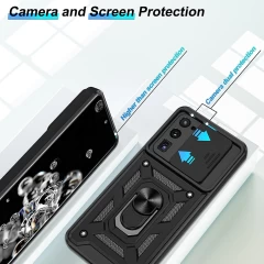Husa pentru Samsung Galaxy S20 Ultra 4G / S20 Ultra 5G - Techsuit CamShield Series - Black Negru