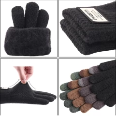 Manusi TouchScreen iWarm 2 Woolen ST0007 - Gri Gri